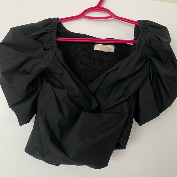 Crop puff sleeve top - Picture 1 of 3